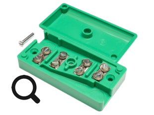 GPO Telephone Junction Box BT 20/4 - Green - Open