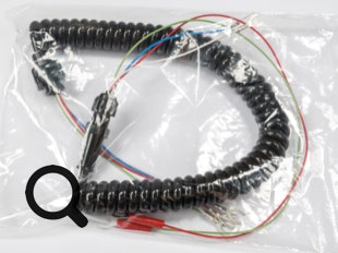 GPO 700 series handset cable in black