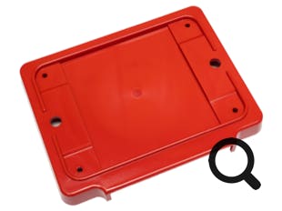 GPO 200 Series Telephone Base - Red
