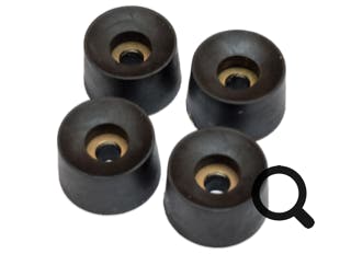 GPO 200 Series Telephone Feet Set (4) - Black