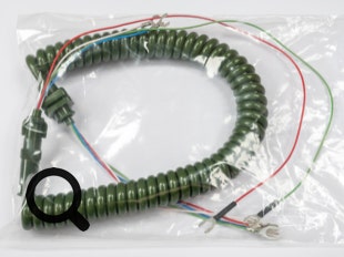 GPO 700 series handset cable in green
