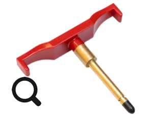GPO 200 Series Telephone Handset Plunger - Red
