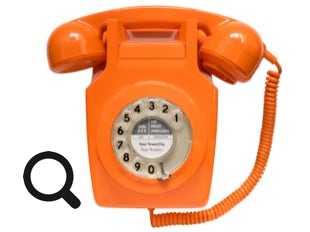 GPO 741 Wall Telephone - Bright Orange