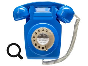 GPO 741 Wall Telephone - Azure Blue