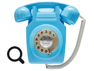 GPO 741 Wall Telephone - Powder Blue