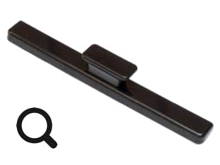 GPO 200 / 300 Series Drawer Front & Knob - Black