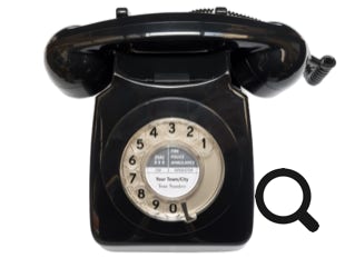 GPO 746 Telephone - Black