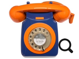 GPO 746 Telephone - Blue & Orange
