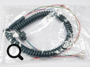 GPO 700 series handset cable in blue