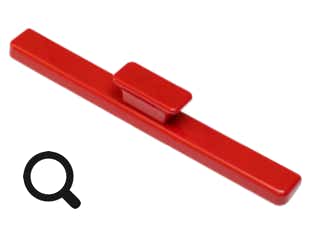 GPO 200 / 300 Series Drawer Front & Knob - Red