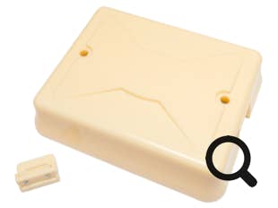 GPO Telephone No 26 Bellset Cover - Ivory