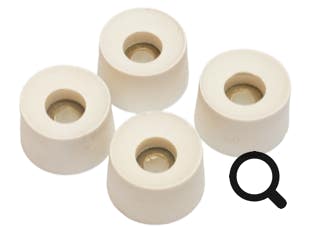 GPO 200 Series Telephone Feet Set (4) - White